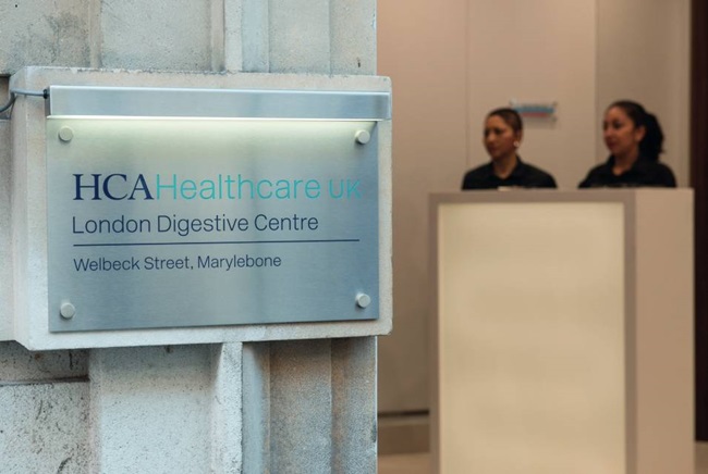London Digestive Centre rated 'Outstanding' by CQC