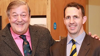 Ben Challacombe and Stephen Fry